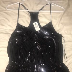Express Dresses - Express Black Deco Sequin Embellished Dress Express Dresses - Express Black Deco Sequin Embellished Dress